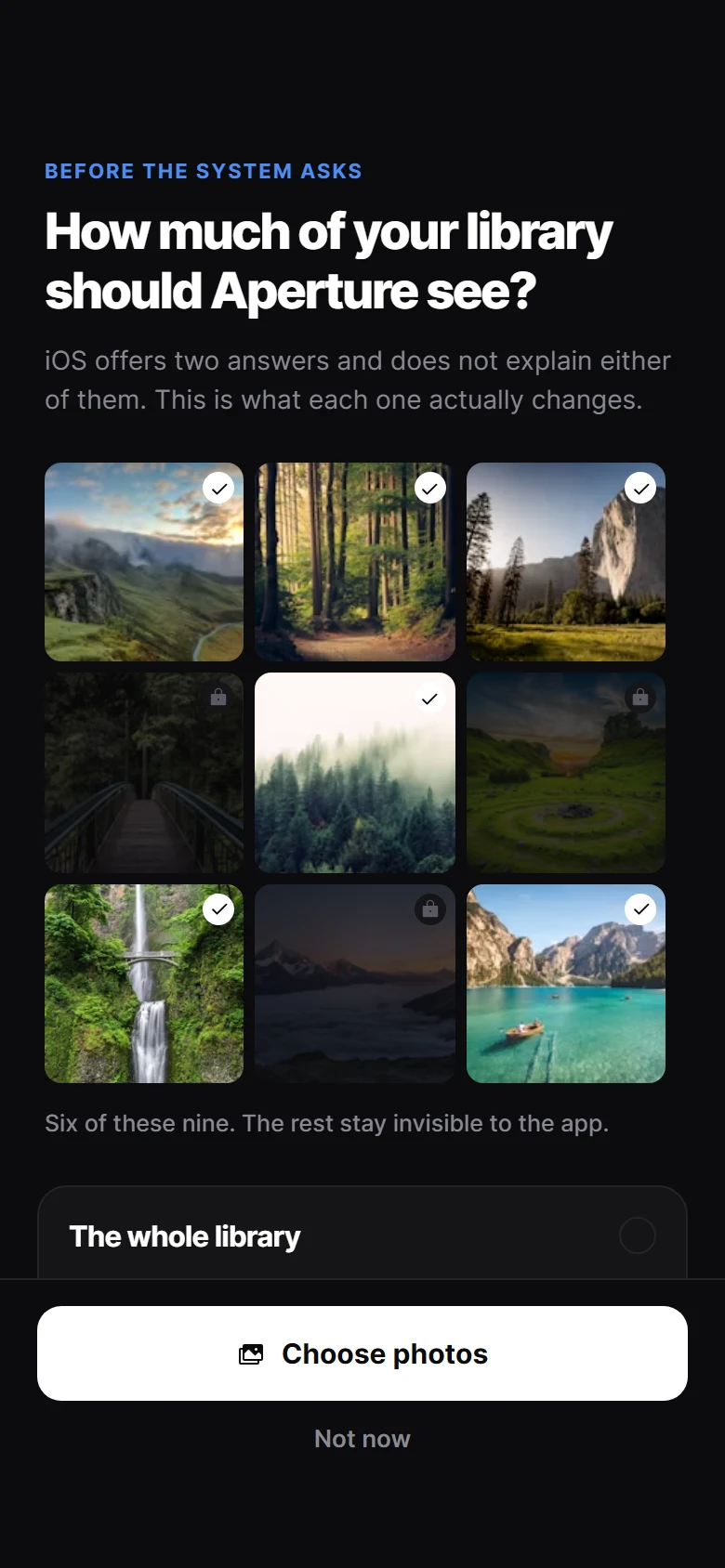 Aperture Library Access preview