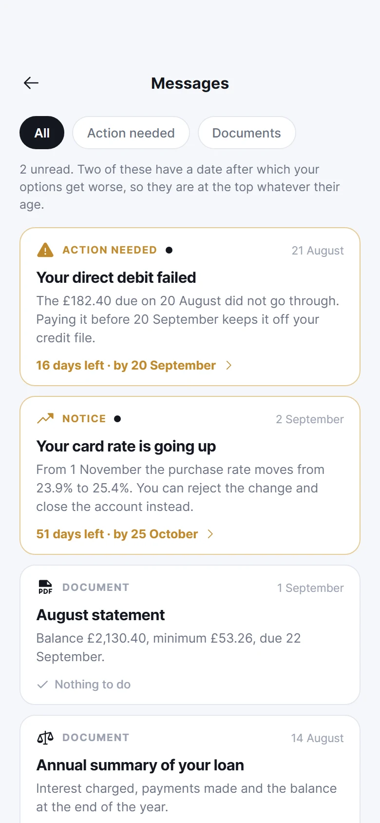 Arc Messages preview