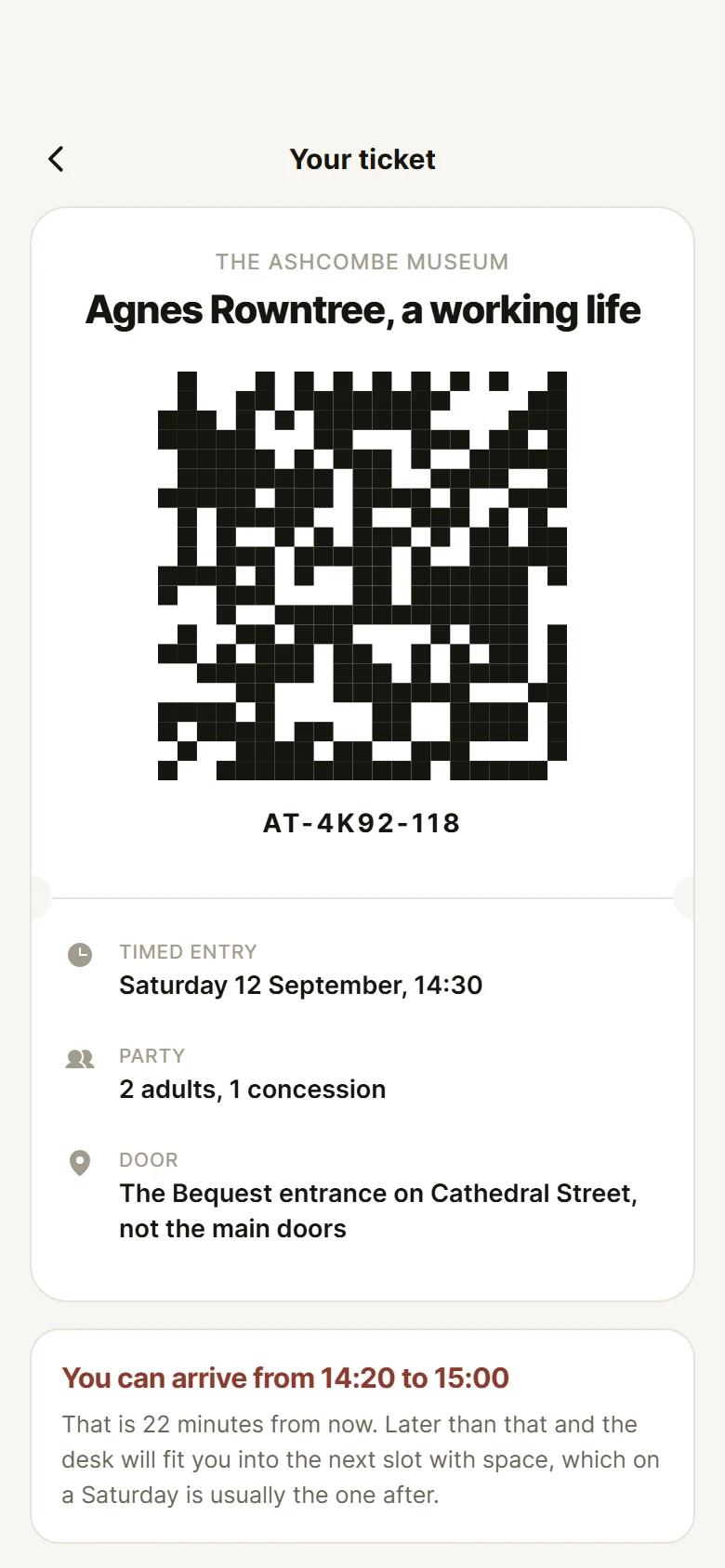 Atrium Timed Ticket preview