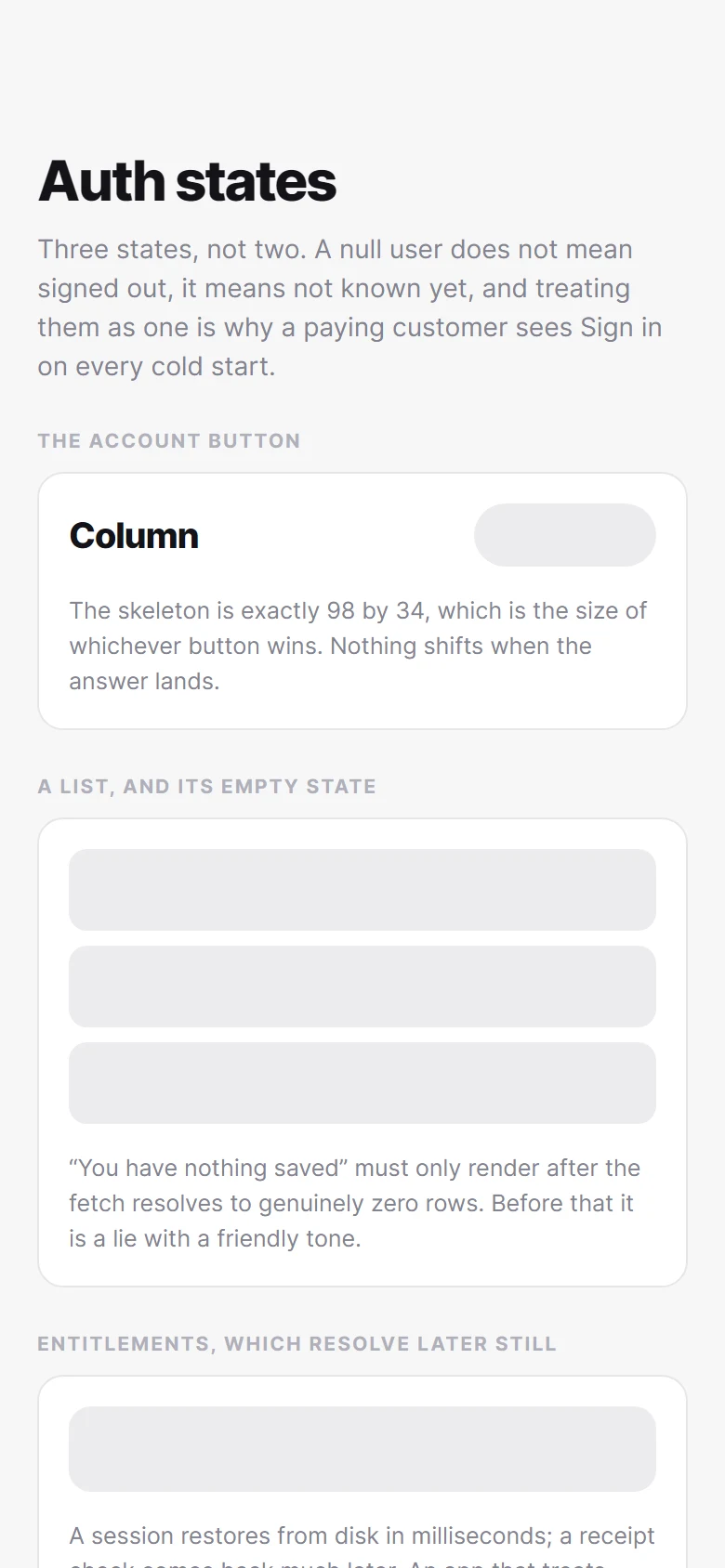 Auth States preview