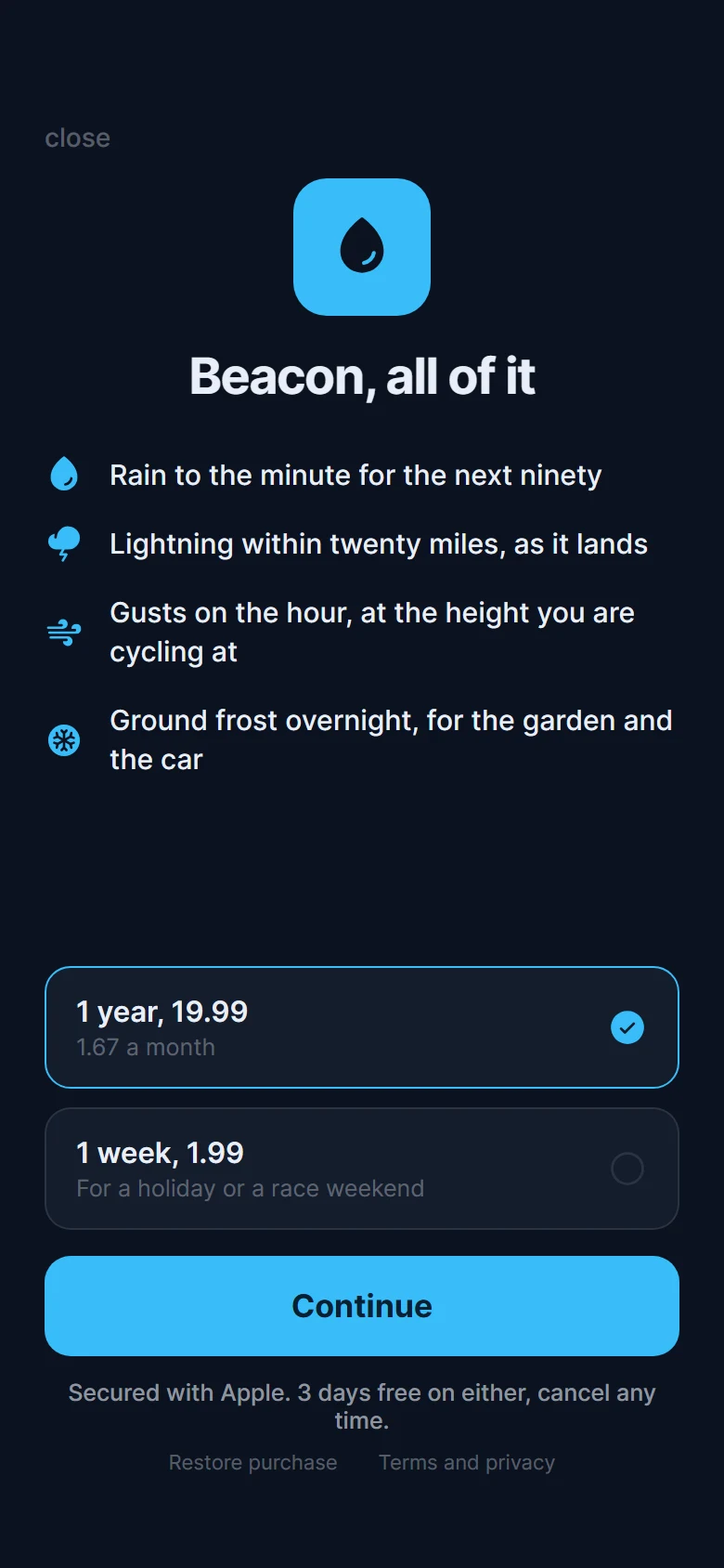 Beacon Four Lines preview