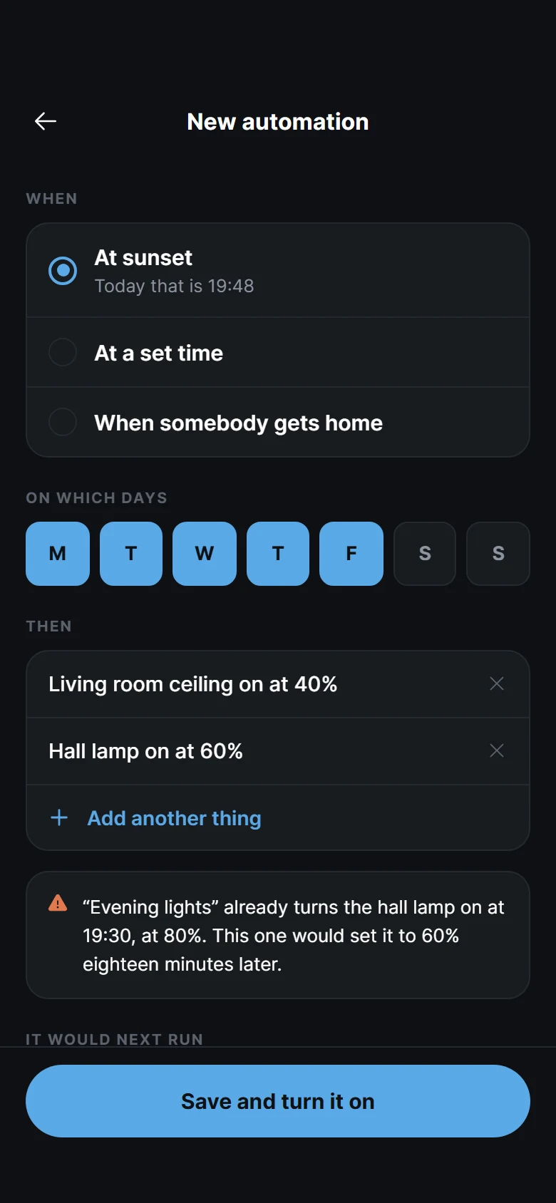 Beam New Automation preview