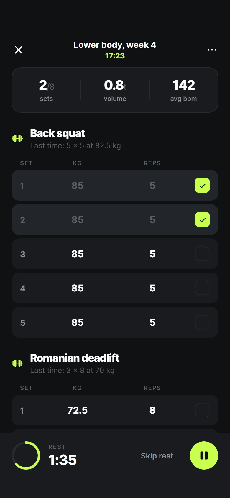 Cadence Workout preview