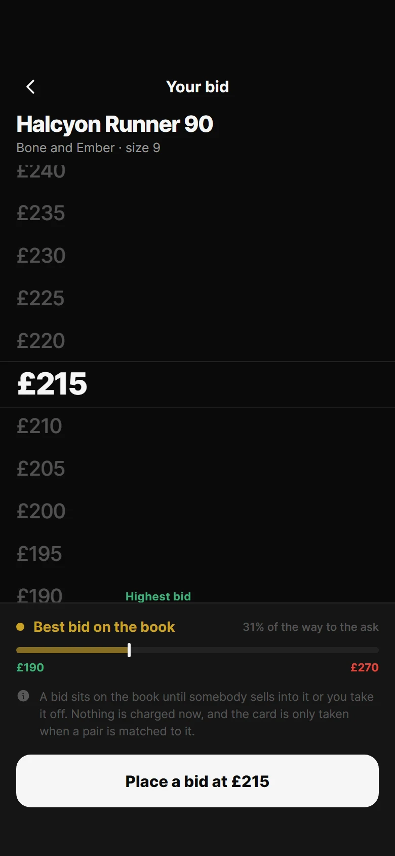 Crate Price Ladder preview