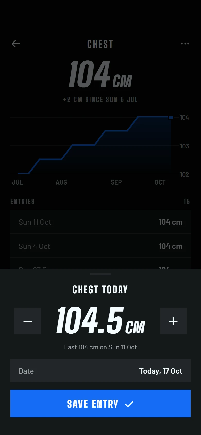 Fitkit Add Measurement preview