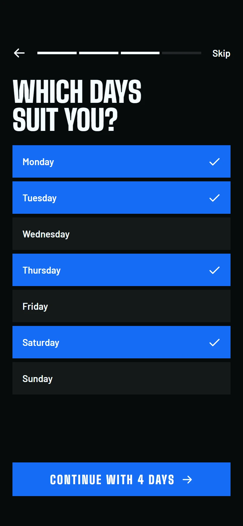 Fitkit Lifting Days preview