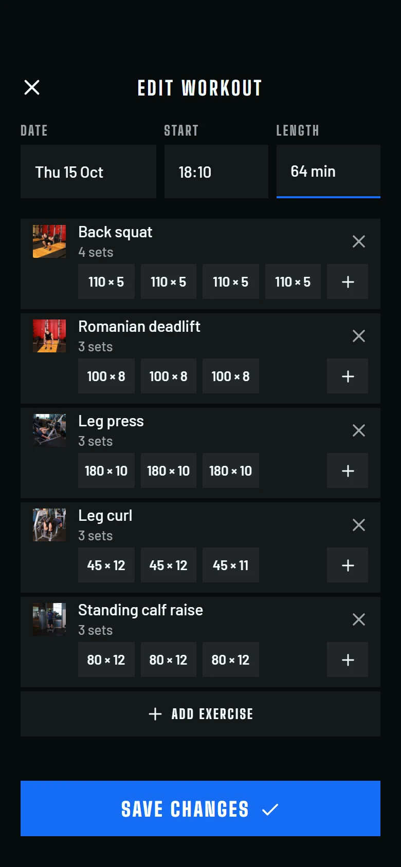 Fitkit Edit Session preview