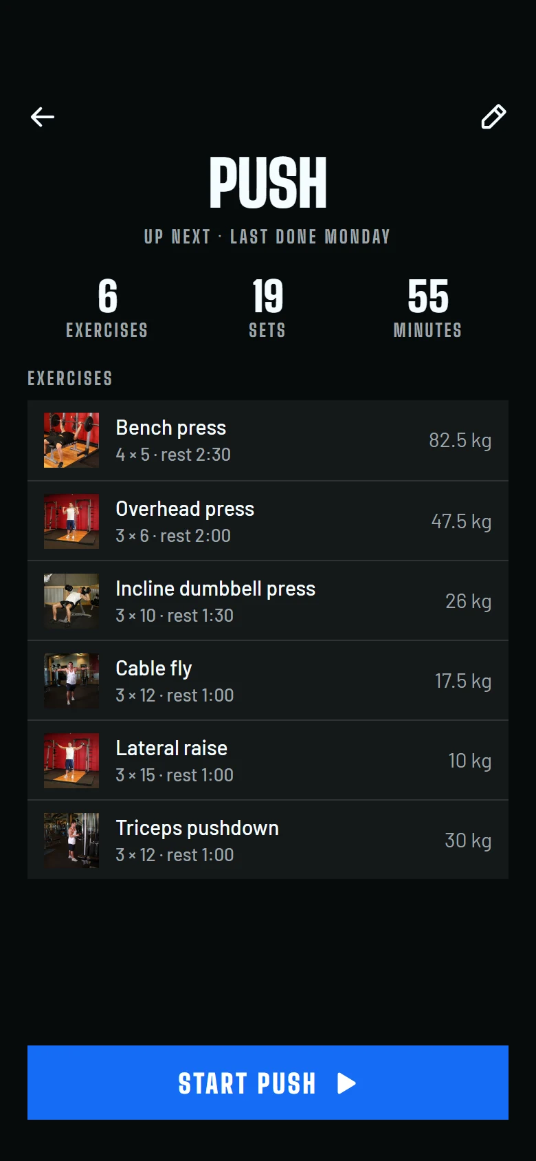 Fitkit Routine Detail preview