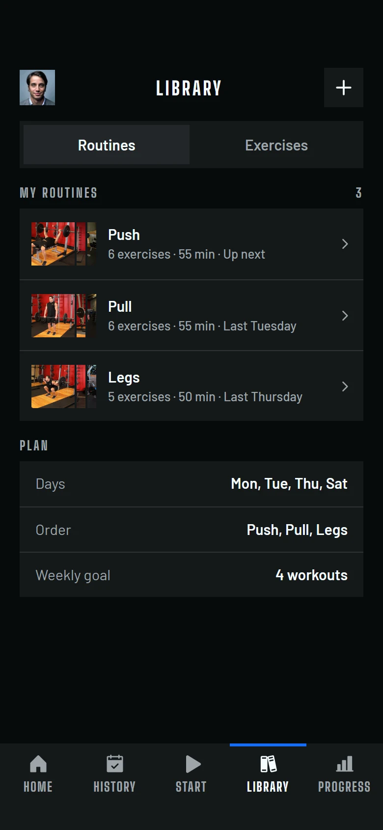 Fitkit Routines preview