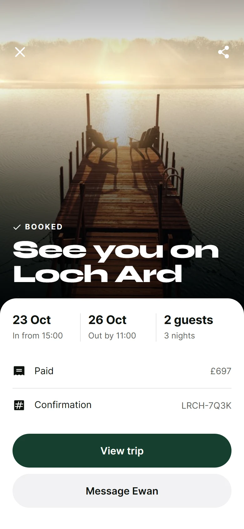 Larch Booked preview