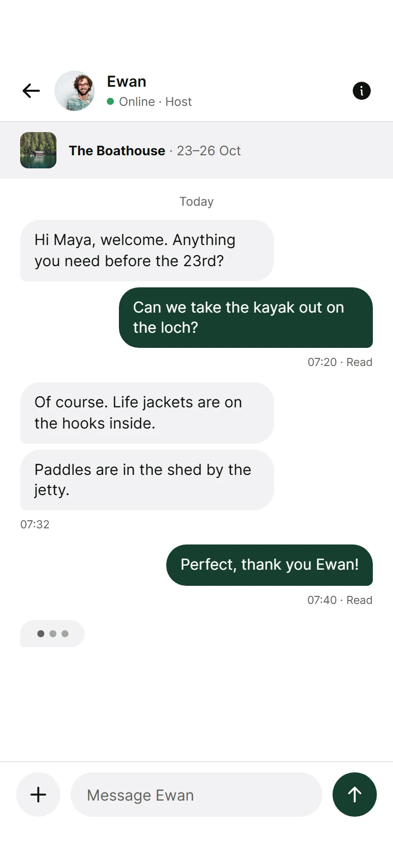 Larch Chat preview