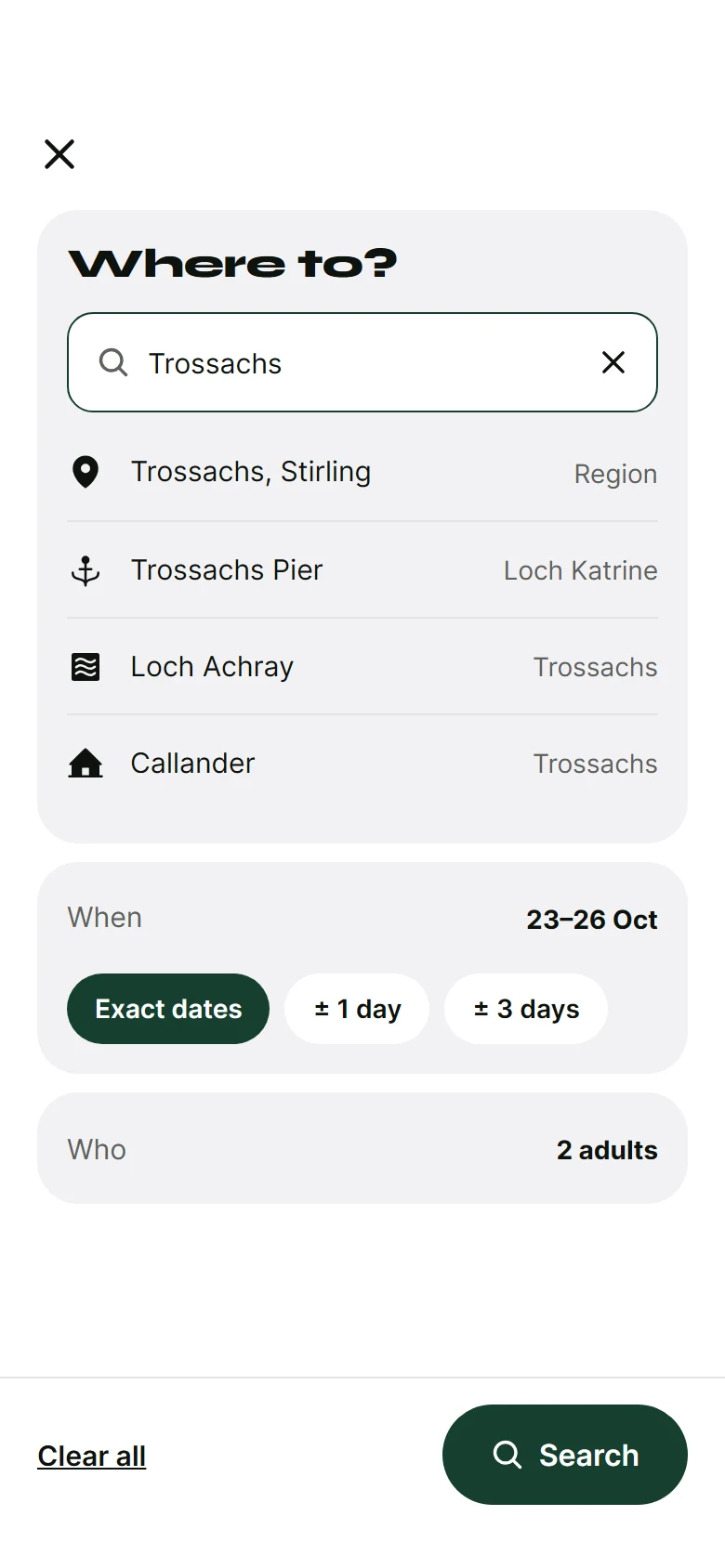 Larch Search preview