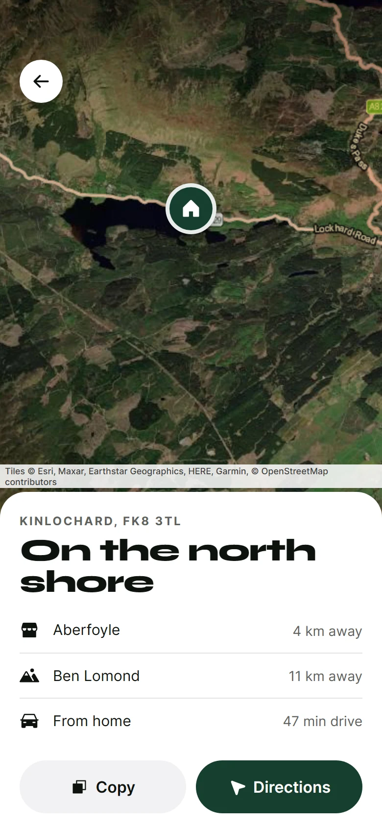 Larch Stay Location preview