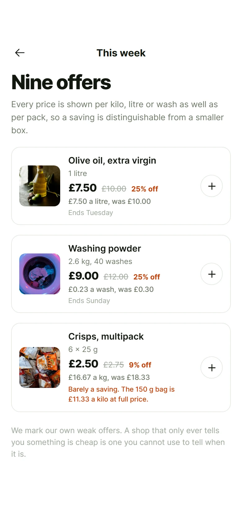 Larder Weekly Offers preview