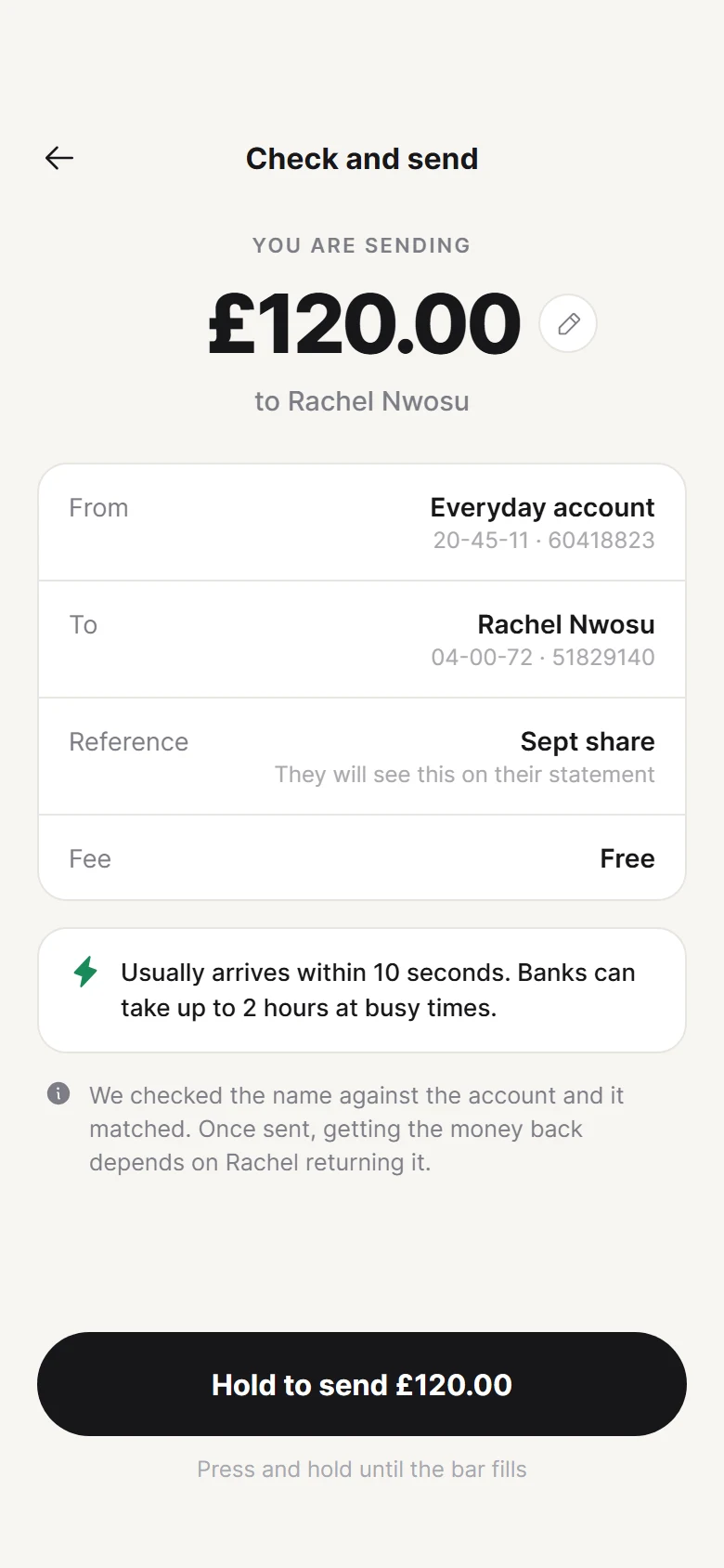 Ledger Transfer Review preview