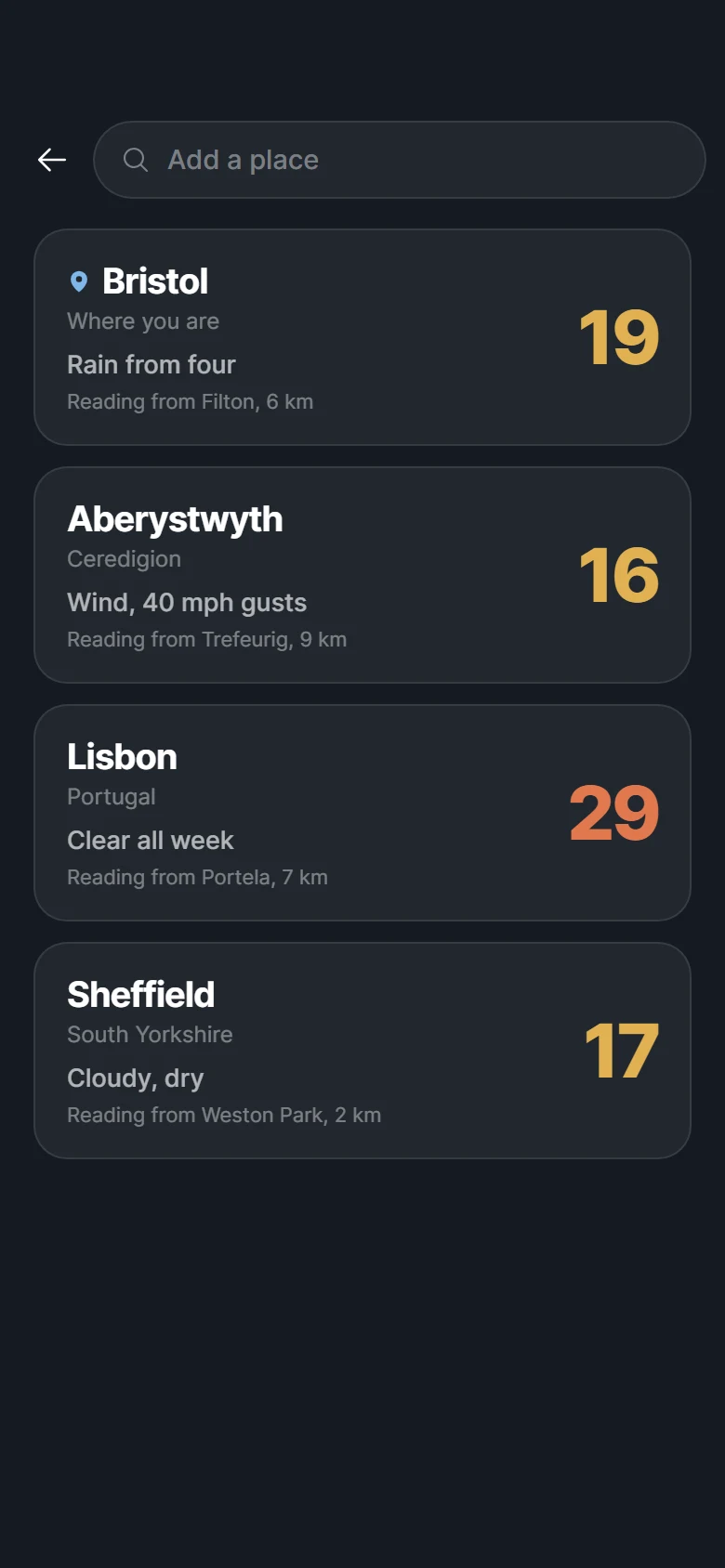 Lumen Saved Places preview