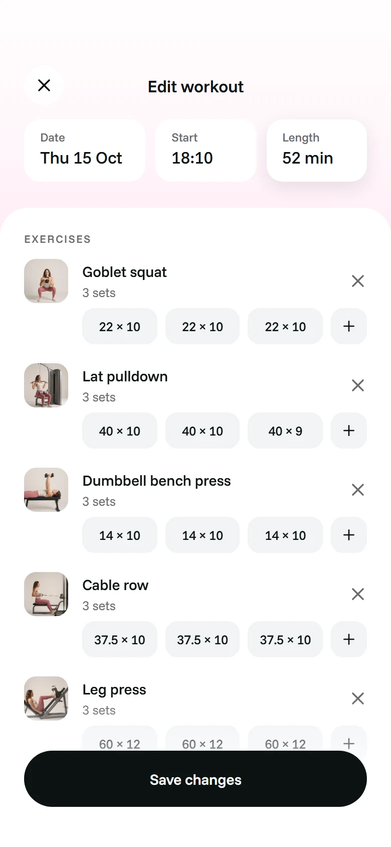 LunaFit Edit Session preview
