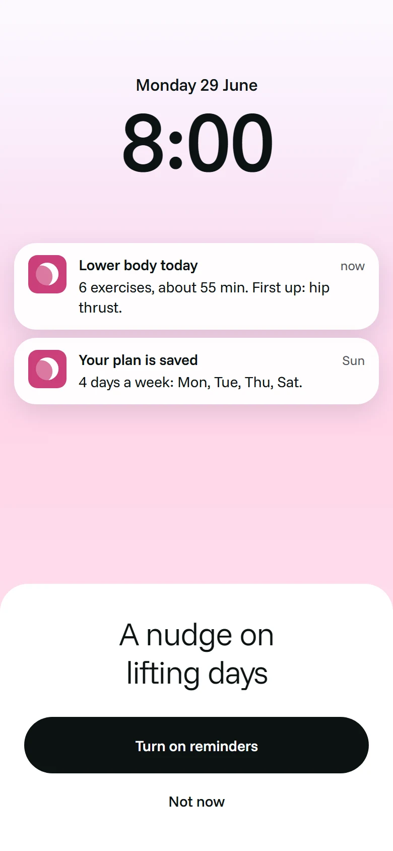 LunaFit Notifications Prime preview