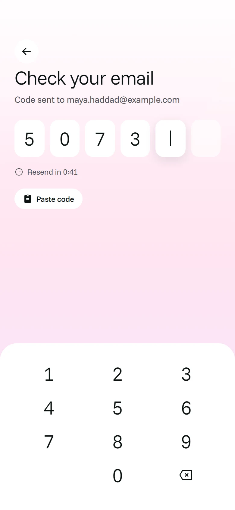 LunaFit Verify Code preview