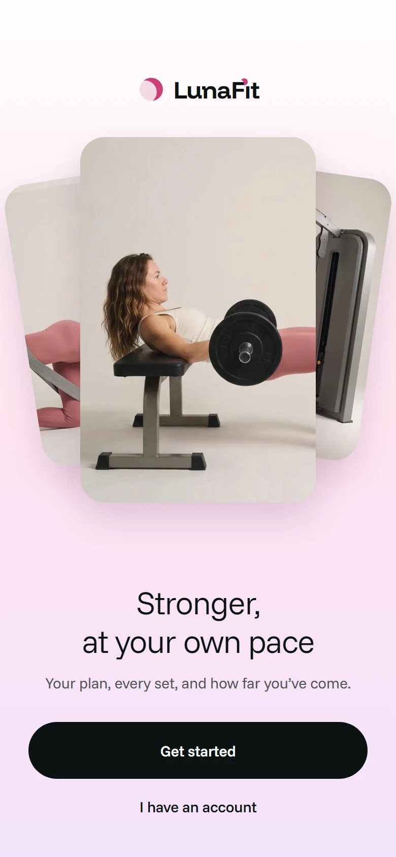 LunaFit Welcome preview