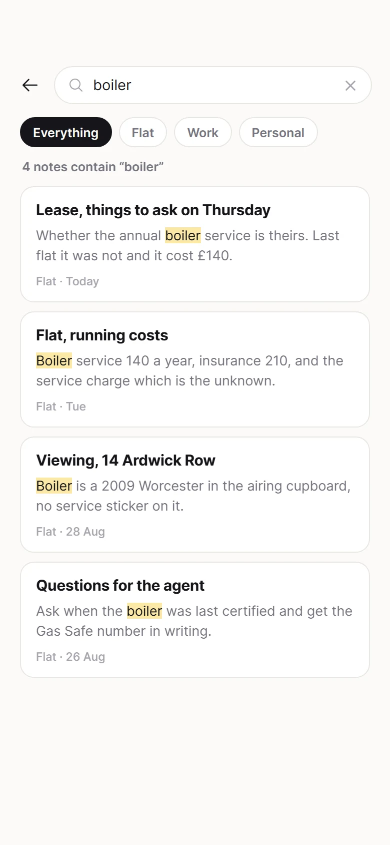 Margin Search preview