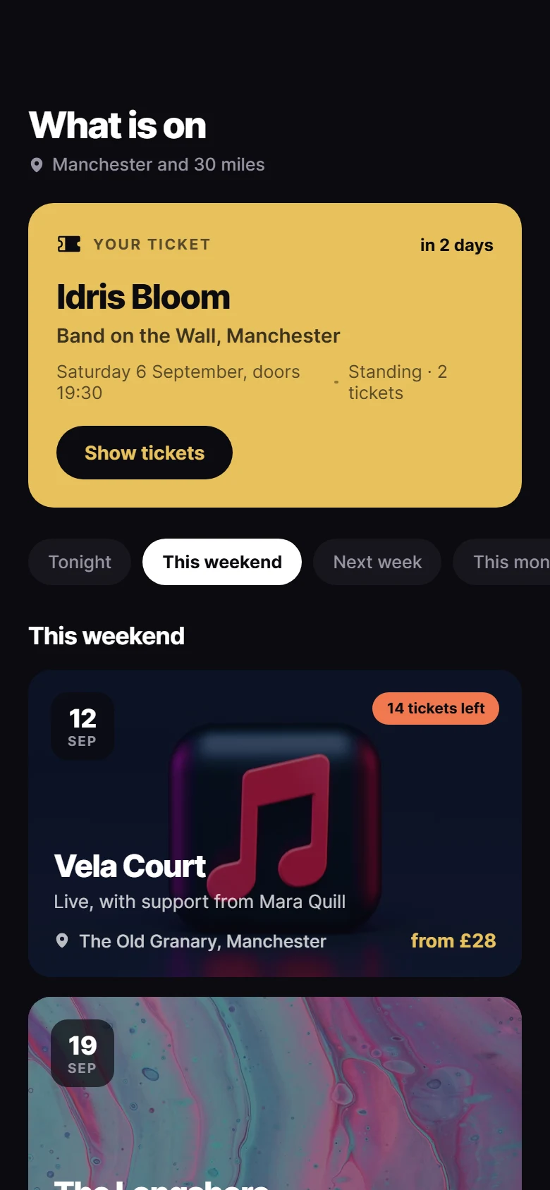 Marquee Events Home preview