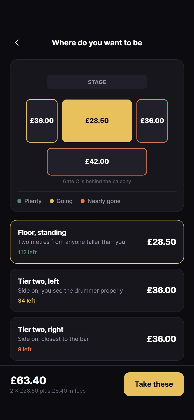 Marquee Seat Picker preview
