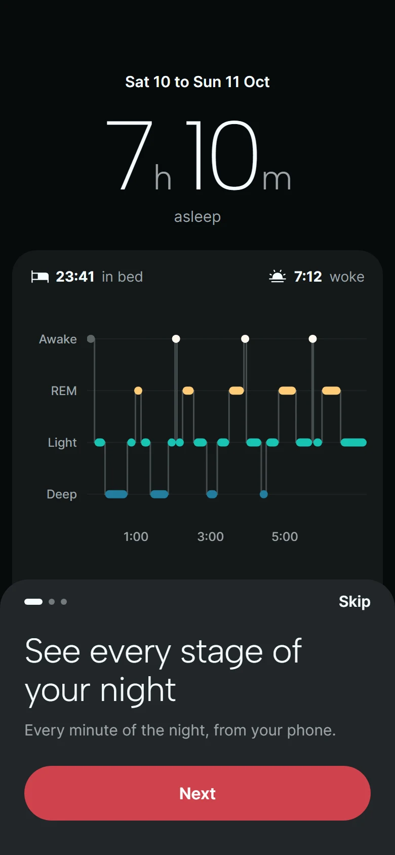 Nightjar Intro Sleep Stages preview