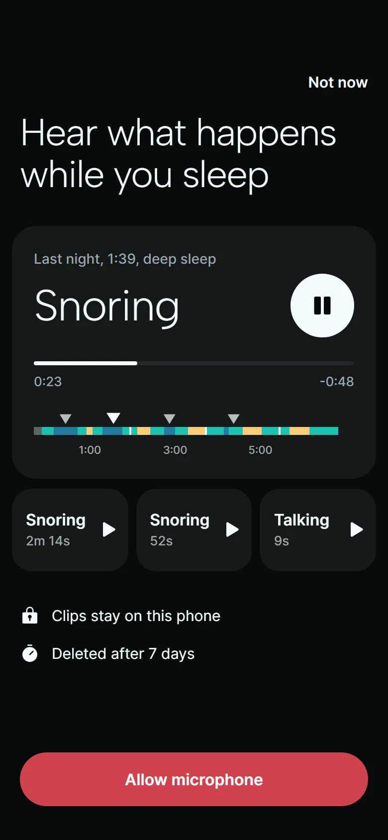 Nightjar Microphone preview