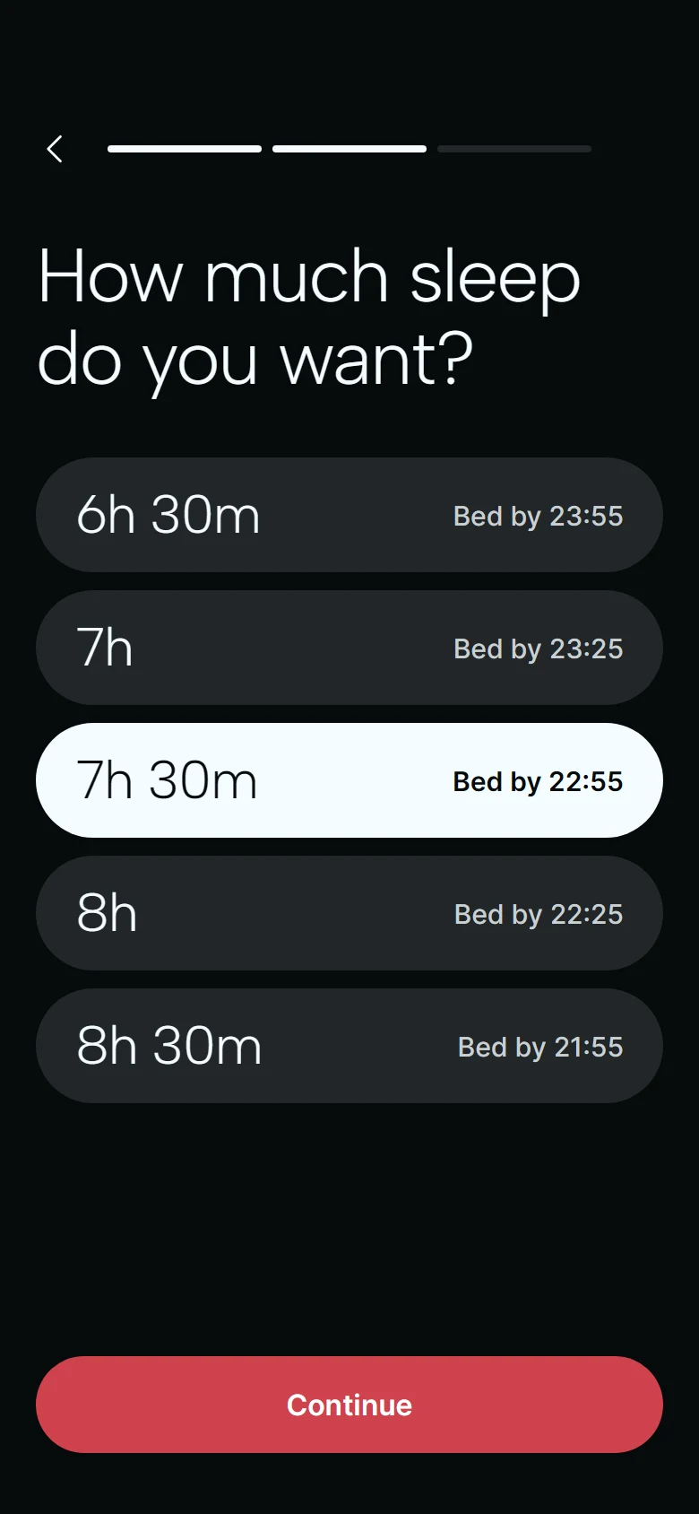 Nightjar Sleep Goal preview