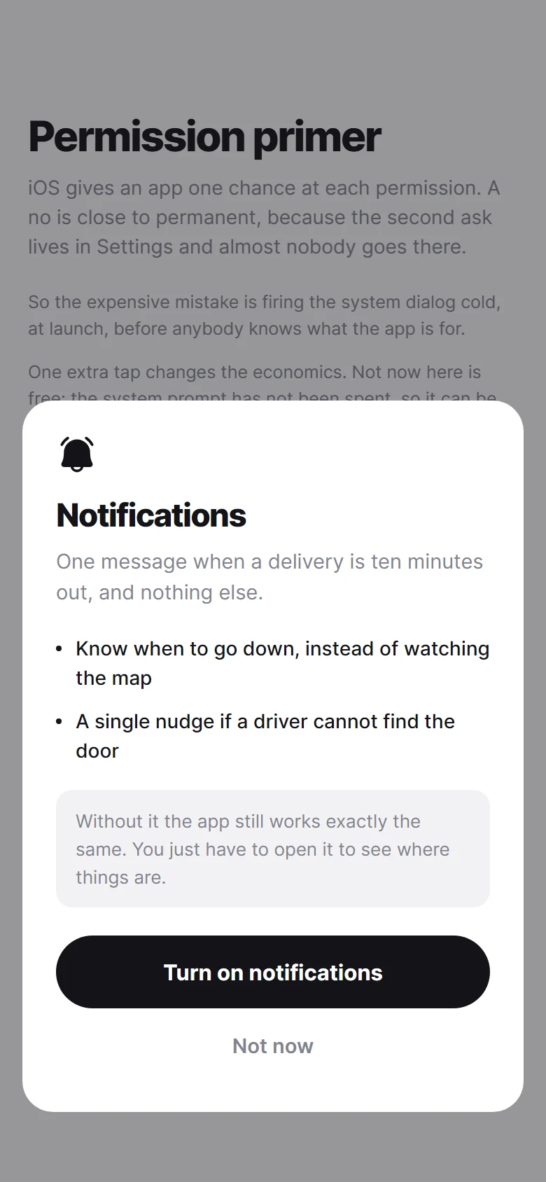 Permission Primer preview