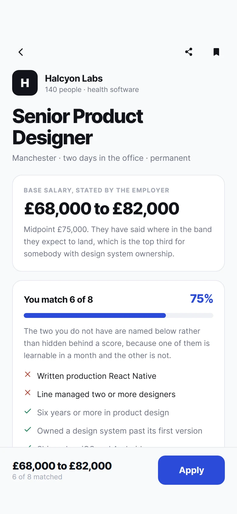 Pitch Job Details preview