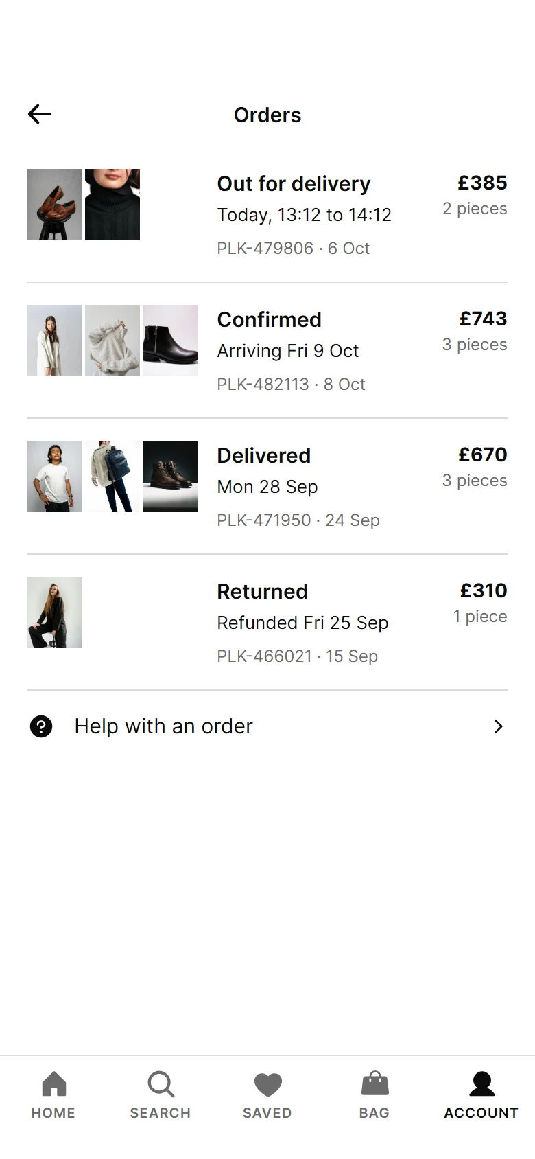 Placket Orders preview