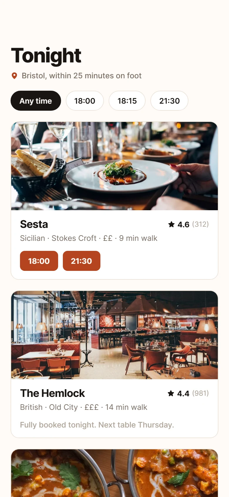 Plate Restaurant Home preview