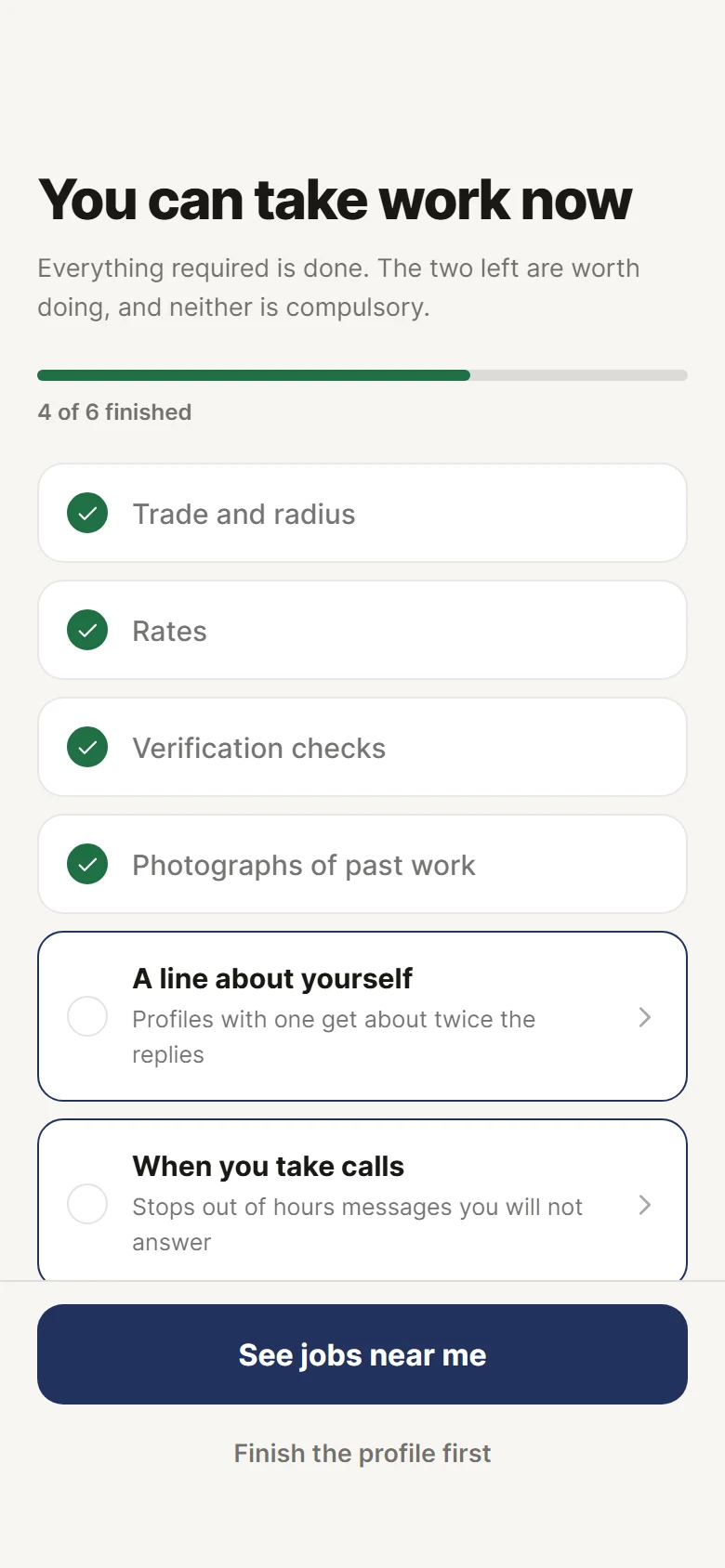 Quarry Profile Checklist preview