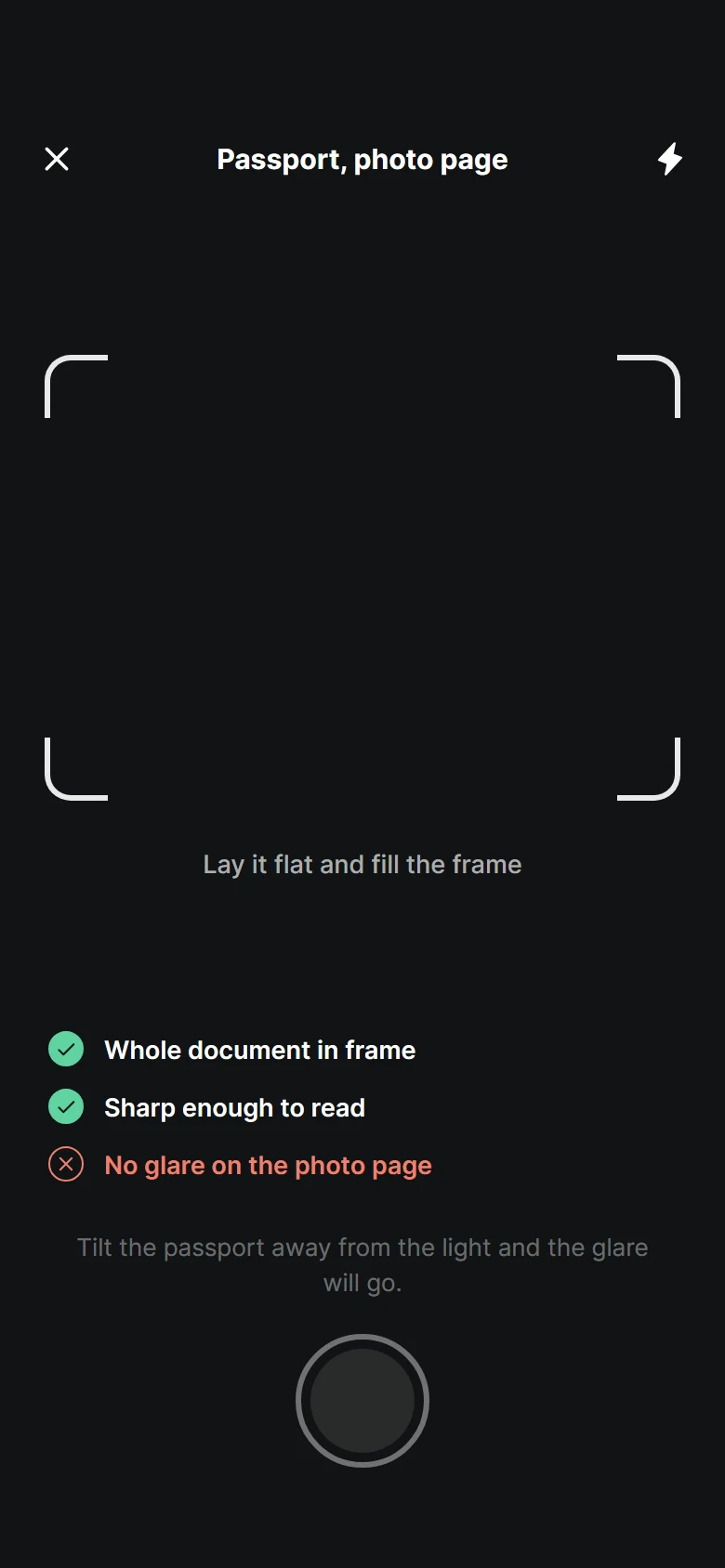 Quay Passport Capture preview