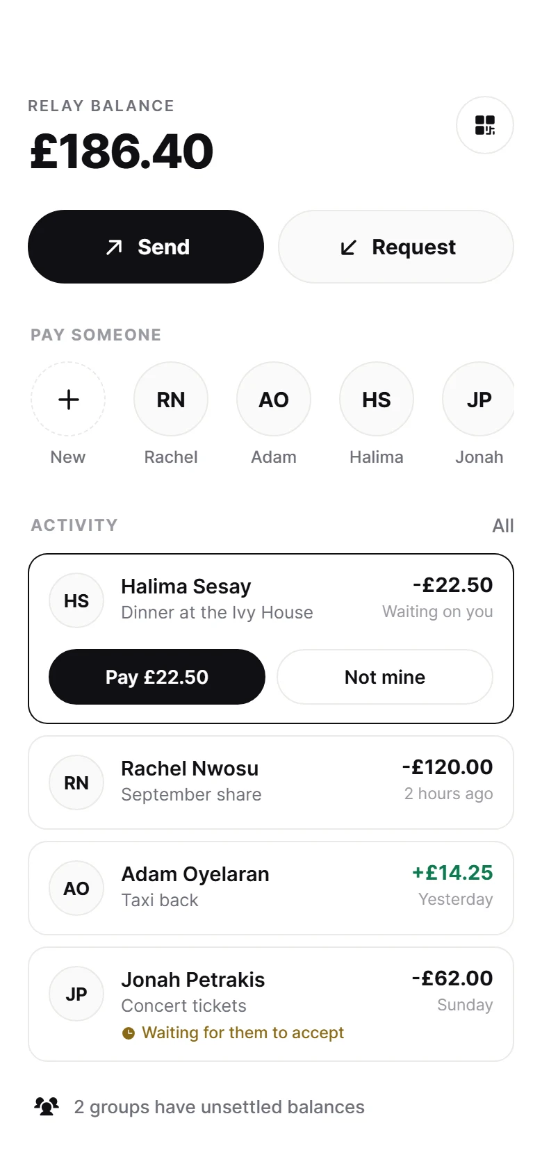 Relay Payments preview