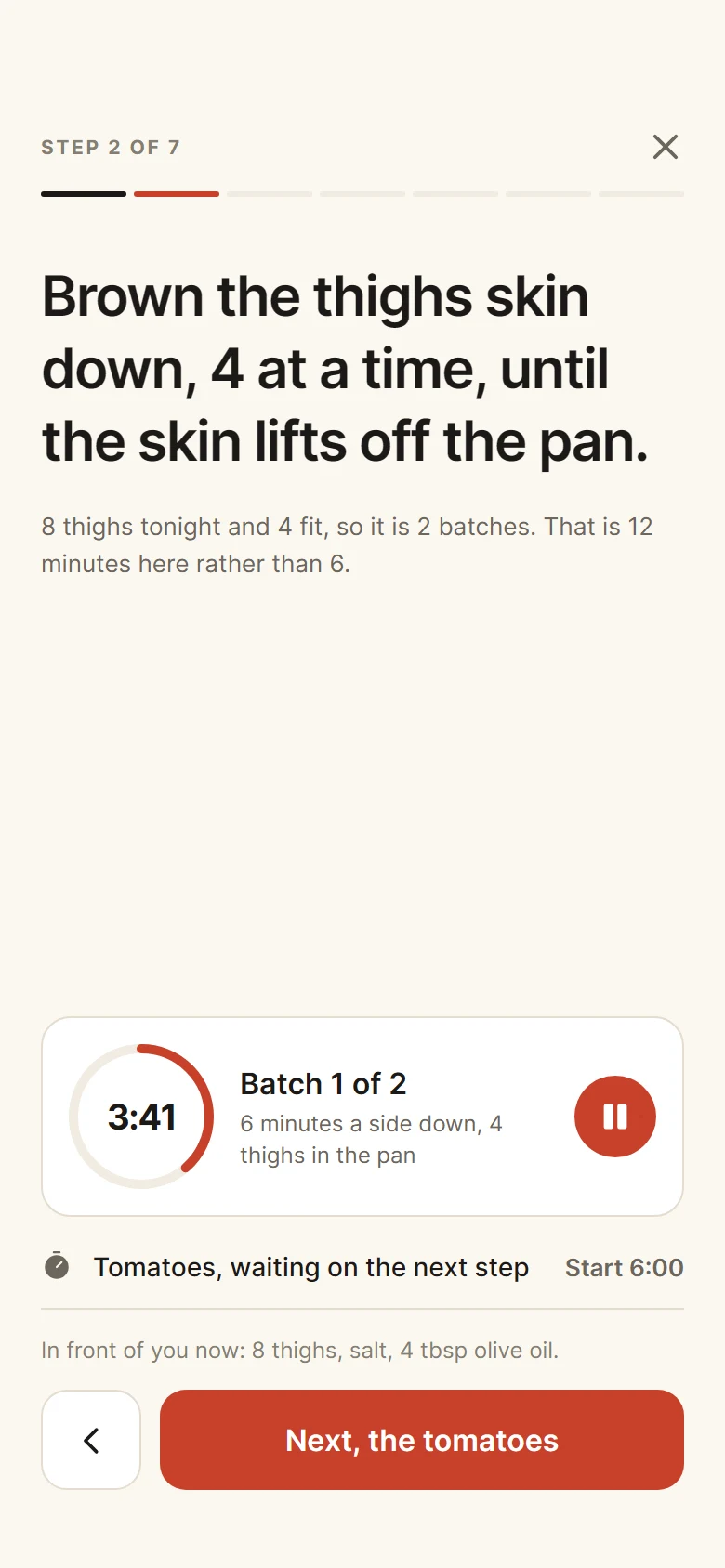 Skillet Step Mode preview