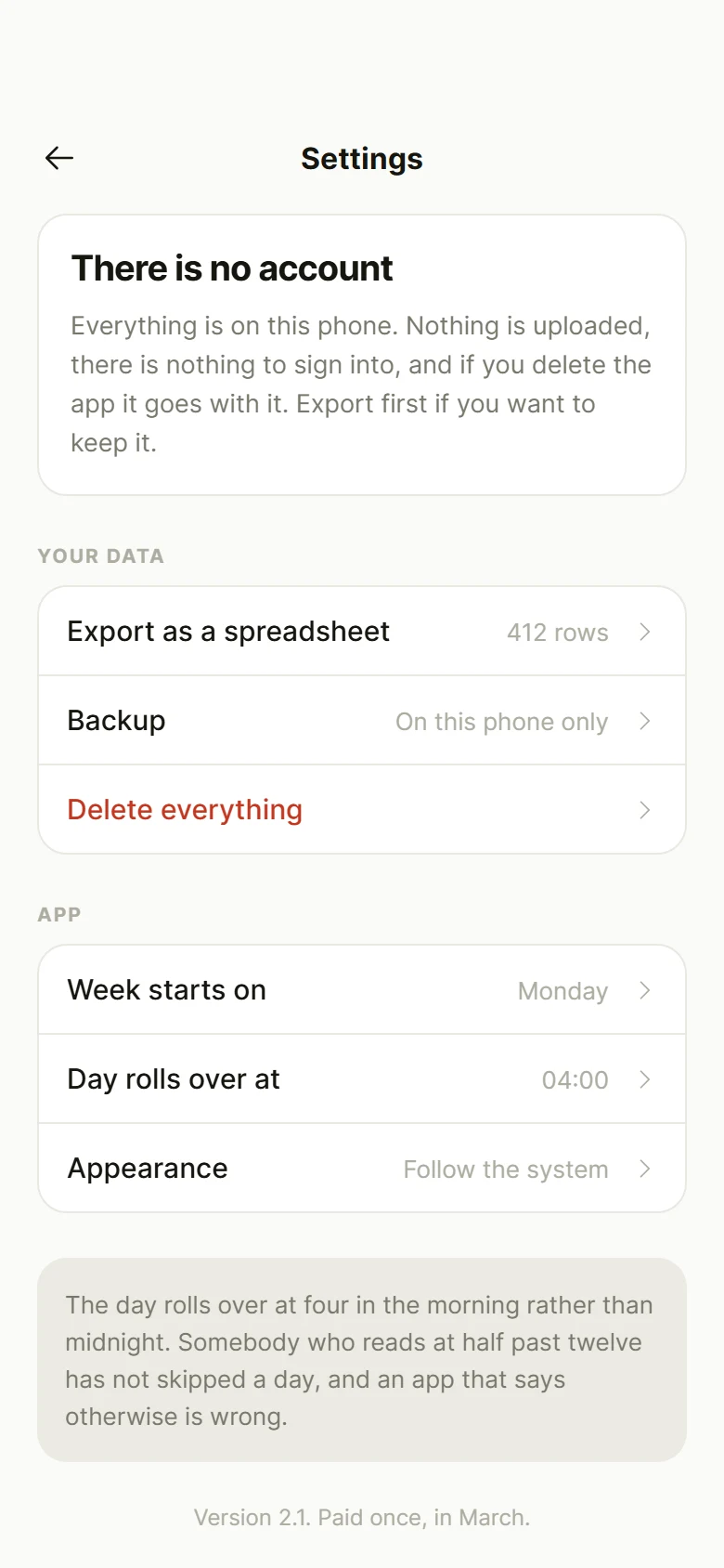 Tempo Settings preview