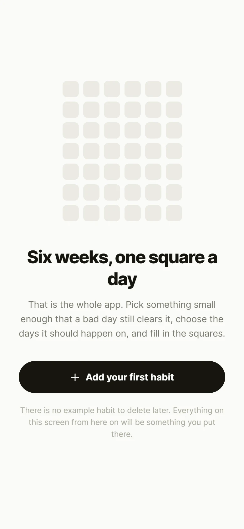 Tempo Empty Grid preview