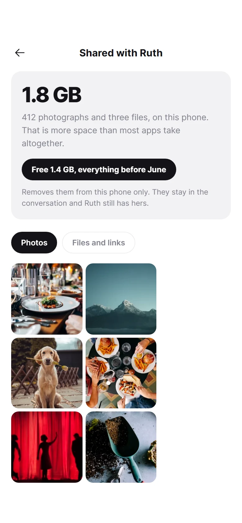 Thread Shared Media preview