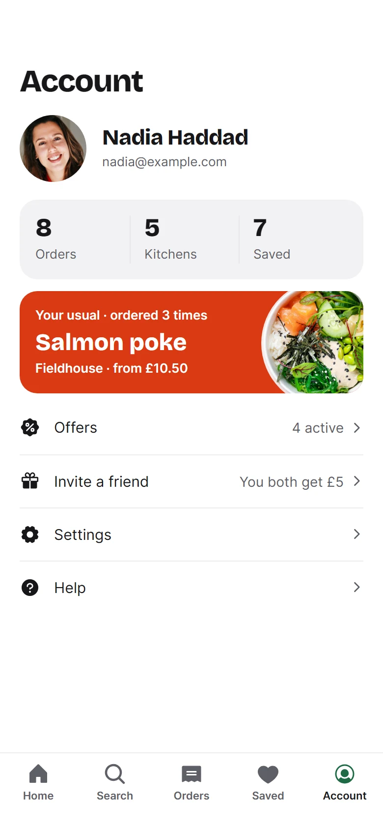 Tiffin Account preview