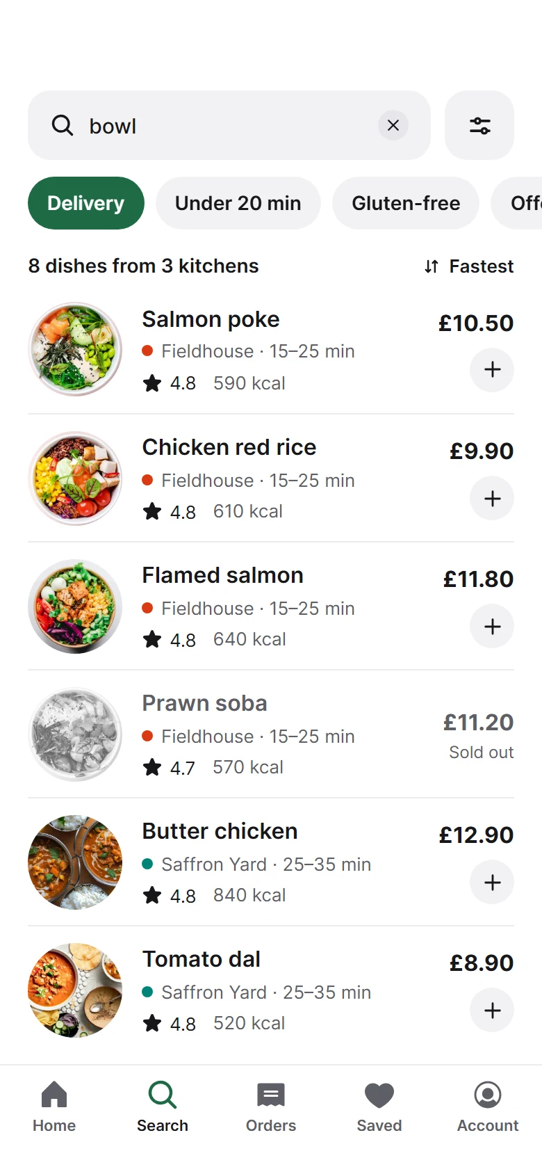Tiffin Search Results preview