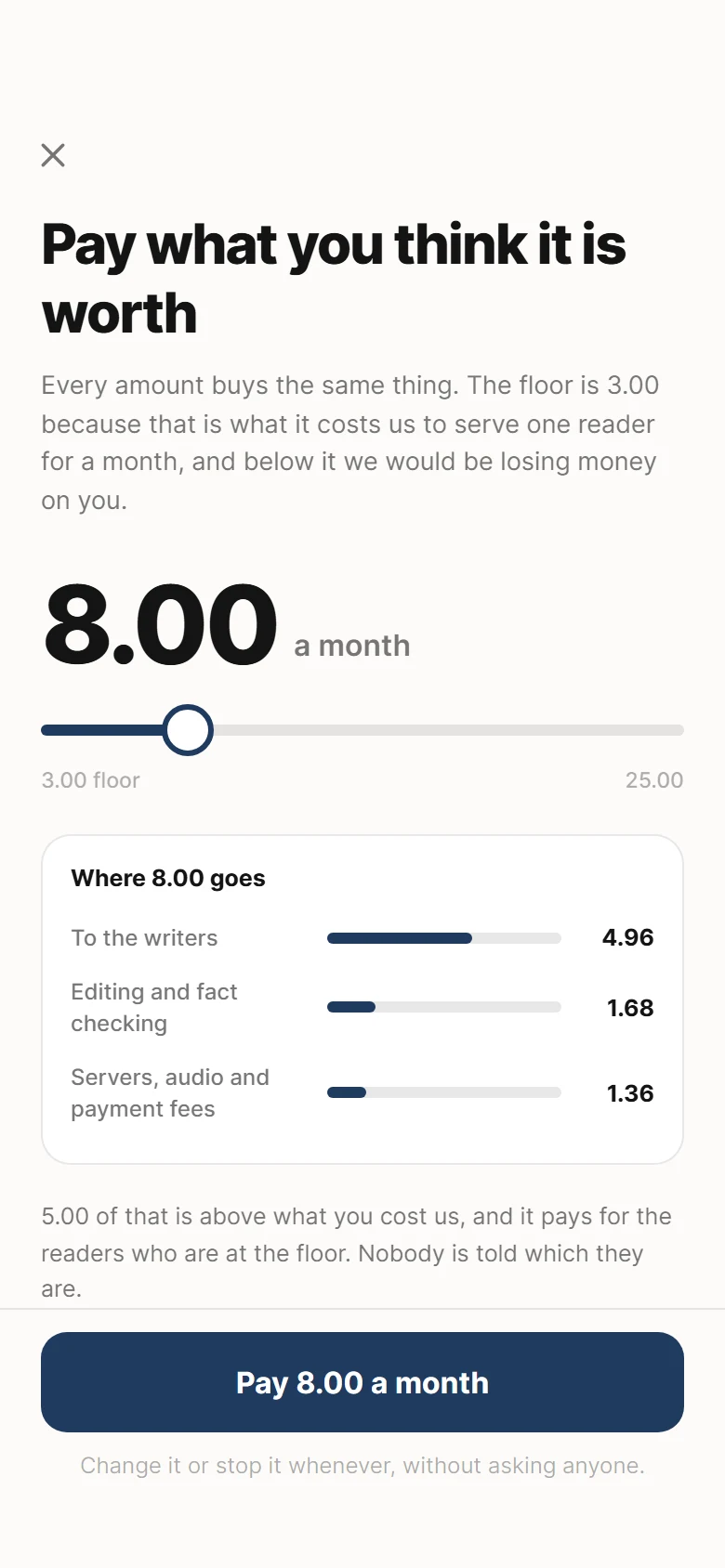 Verse Pay What You Want preview