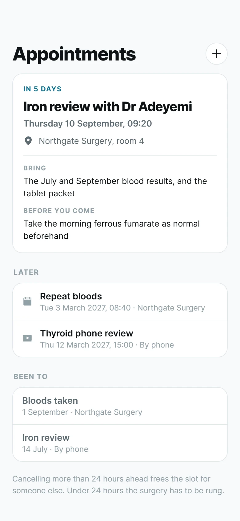 Vital Appointments preview